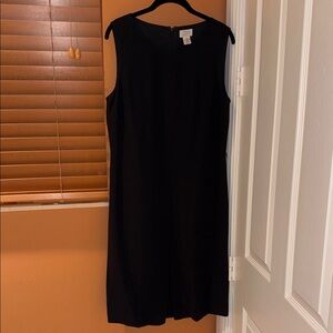 ANN TAYLOR LOFT Classic Black Midi Dress